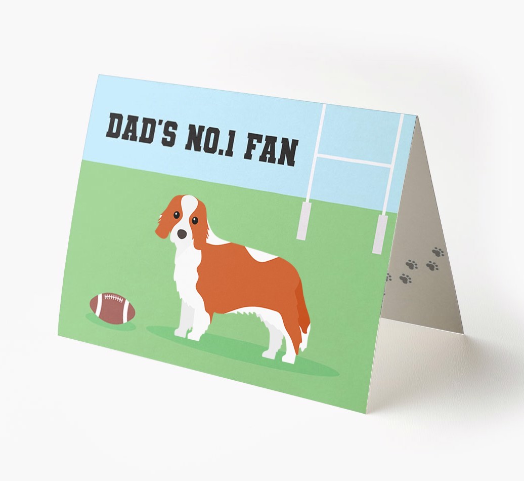 No.1 Fan - Rugby: Personalised {breedFullName} Card