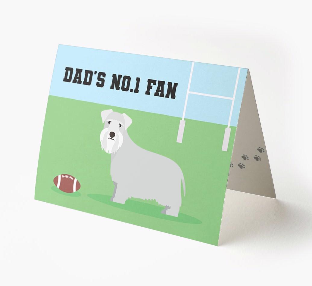No.1 Fan - Rugby: Personalised {breedFullName} Card