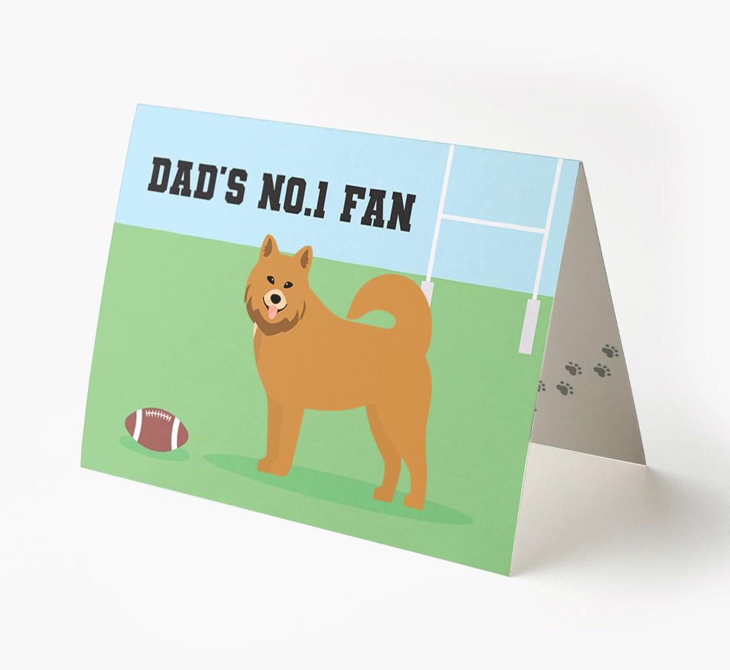 No.1 Fan - Rugby: Personalised {breedFullName} Card