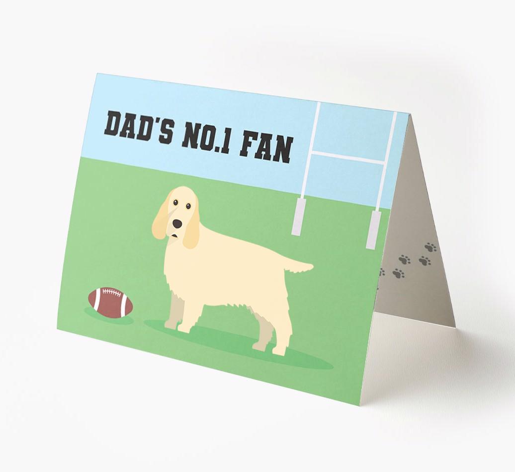 No.1 Fan - Rugby: Personalised {breedFullName} Card