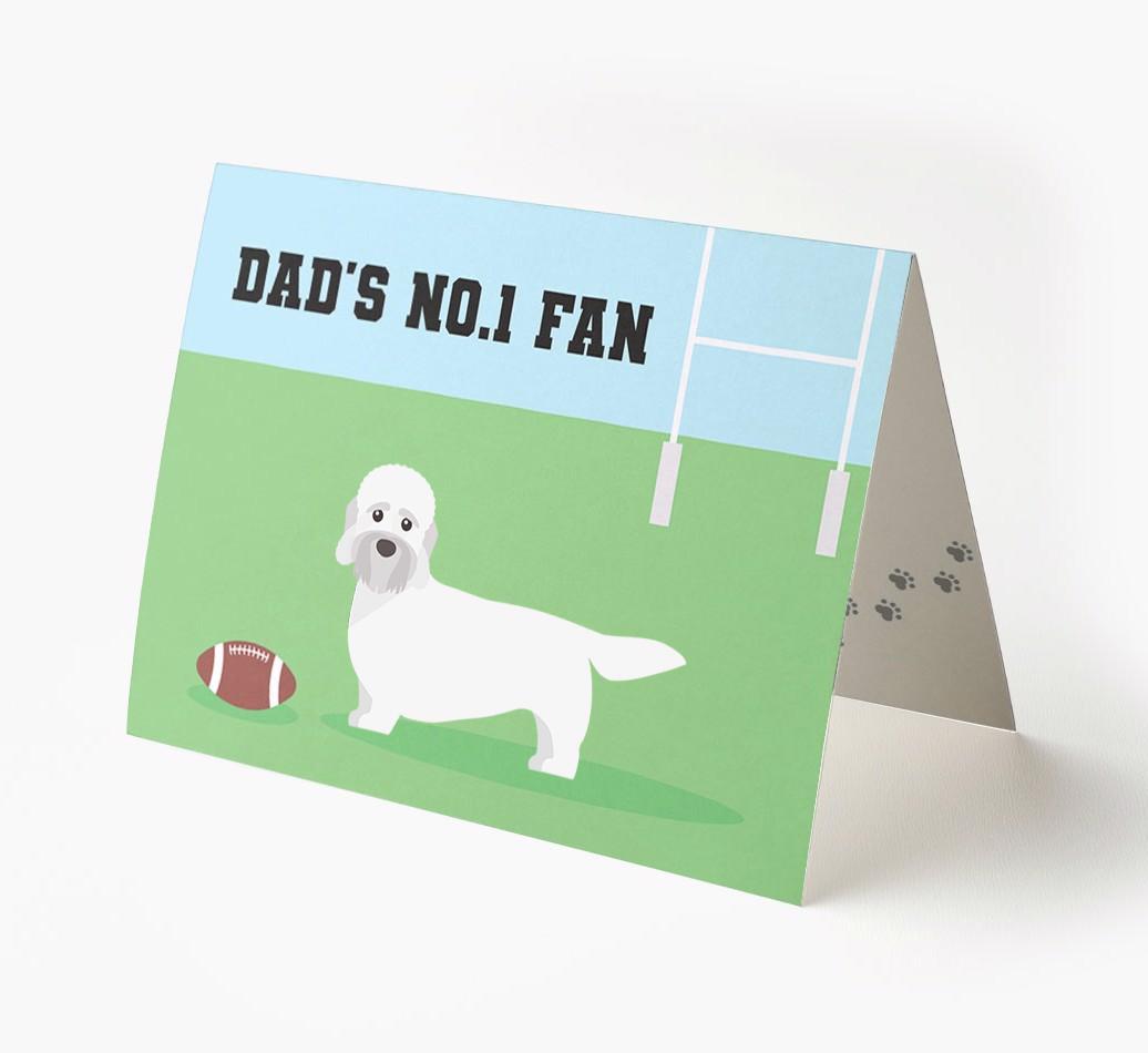 No.1 Fan - Rugby: Personalised {breedFullName} Card