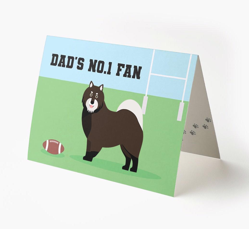 No.1 Fan - Rugby: Personalised {breedFullName} Card