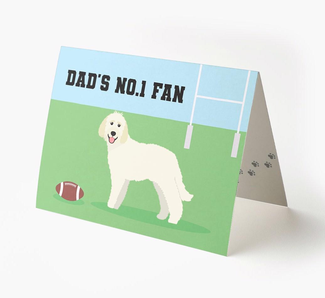 No.1 Fan - Rugby: Personalised {breedFullName} Card