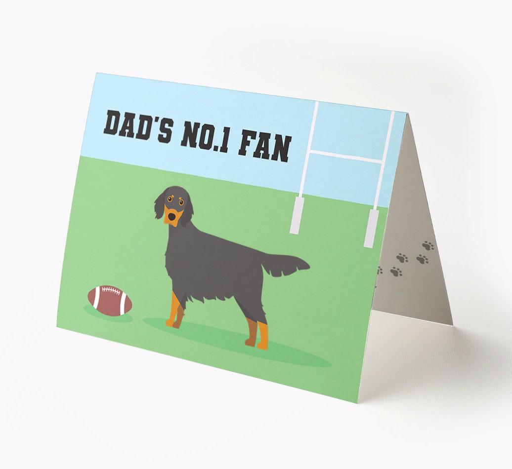 No.1 Fan - Rugby: Personalised {breedFullName} Card