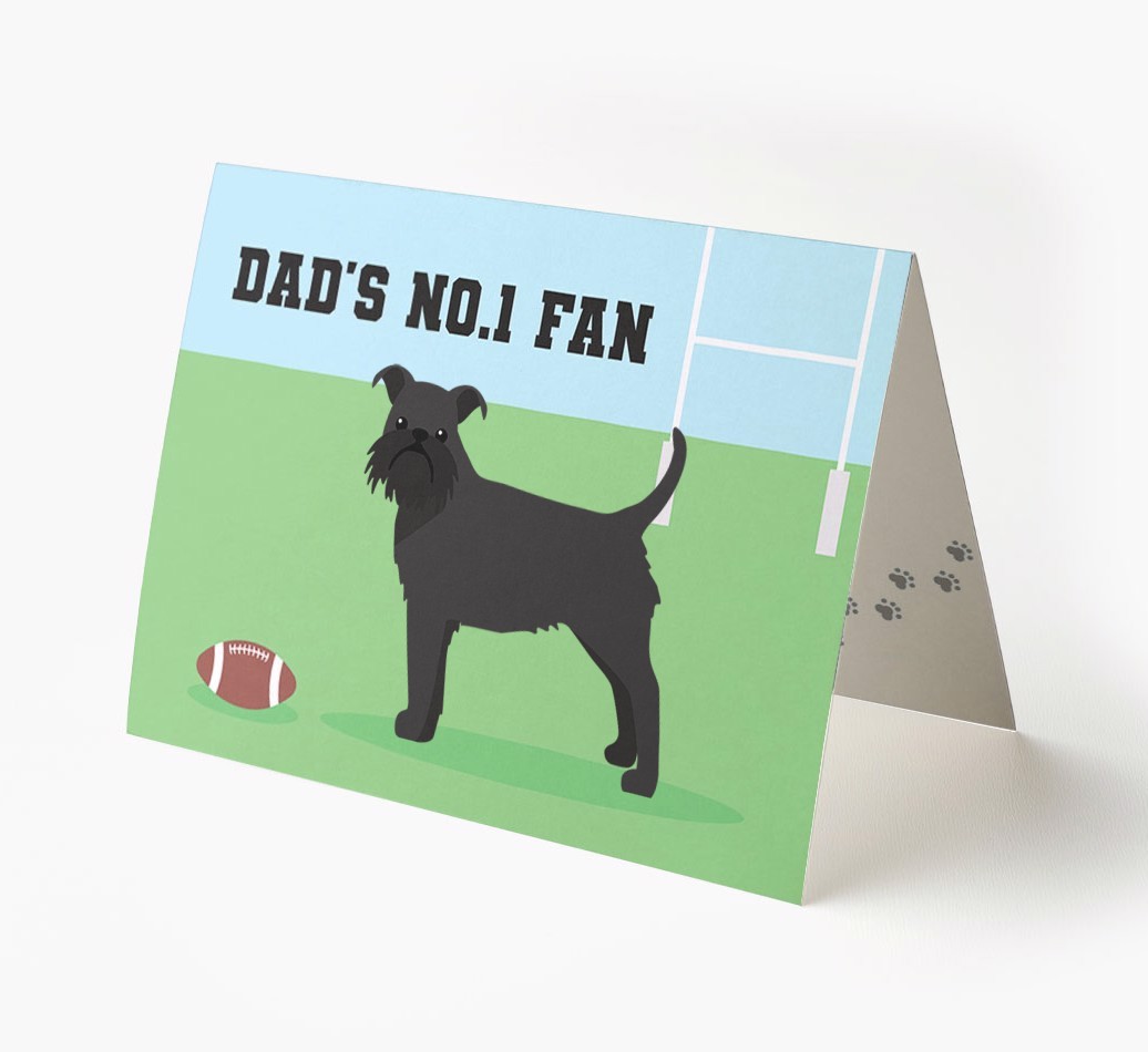 No.1 Fan - Rugby: Personalised {breedFullName} Card