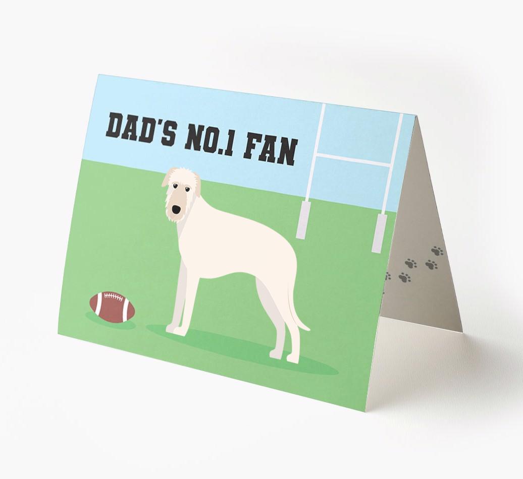 No.1 Fan - Rugby: Personalised {breedFullName} Card