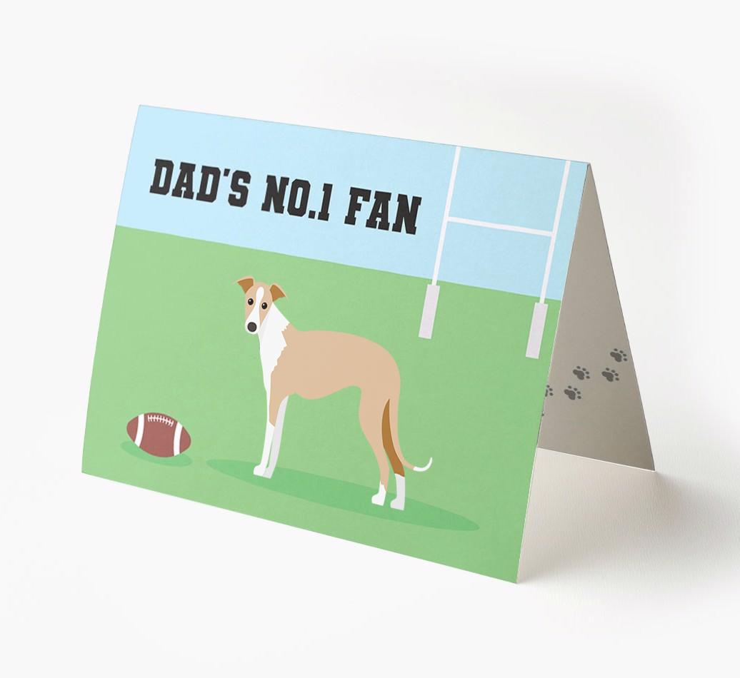 No.1 Fan - Rugby: Personalised {breedFullName} Card