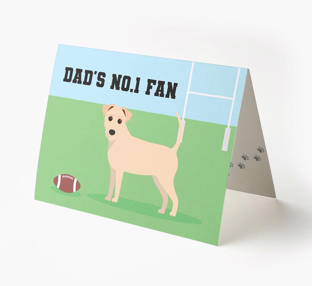 No.1 Fan - Rugby: Personalised {breedFullName} Card