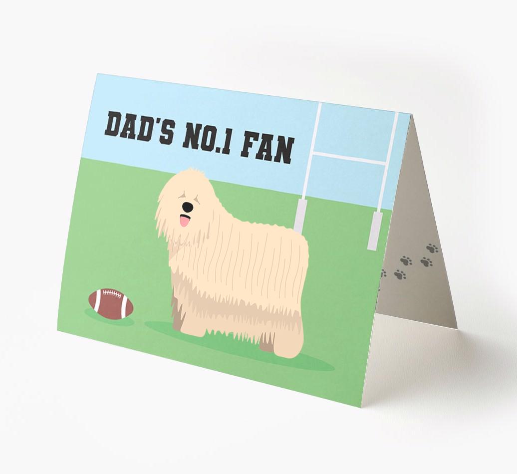 No.1 Fan - Rugby: Personalised {breedFullName} Card