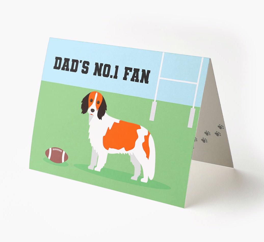 No.1 Fan - Rugby: Personalised {breedFullName} Card