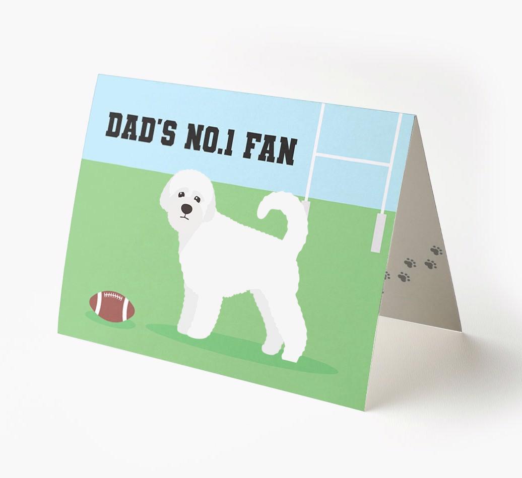 No.1 Fan - Rugby: Personalised {breedFullName} Card