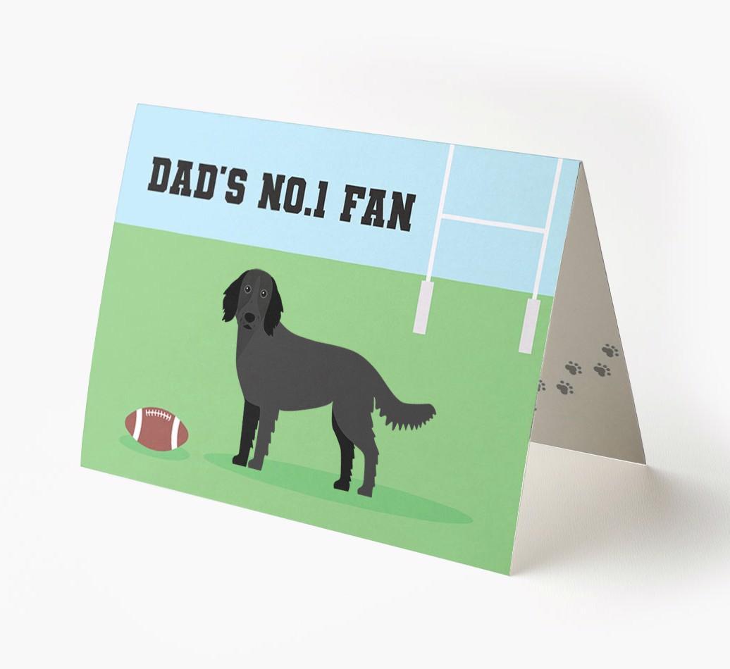 No.1 Fan - Rugby: Personalised {breedFullName} Card