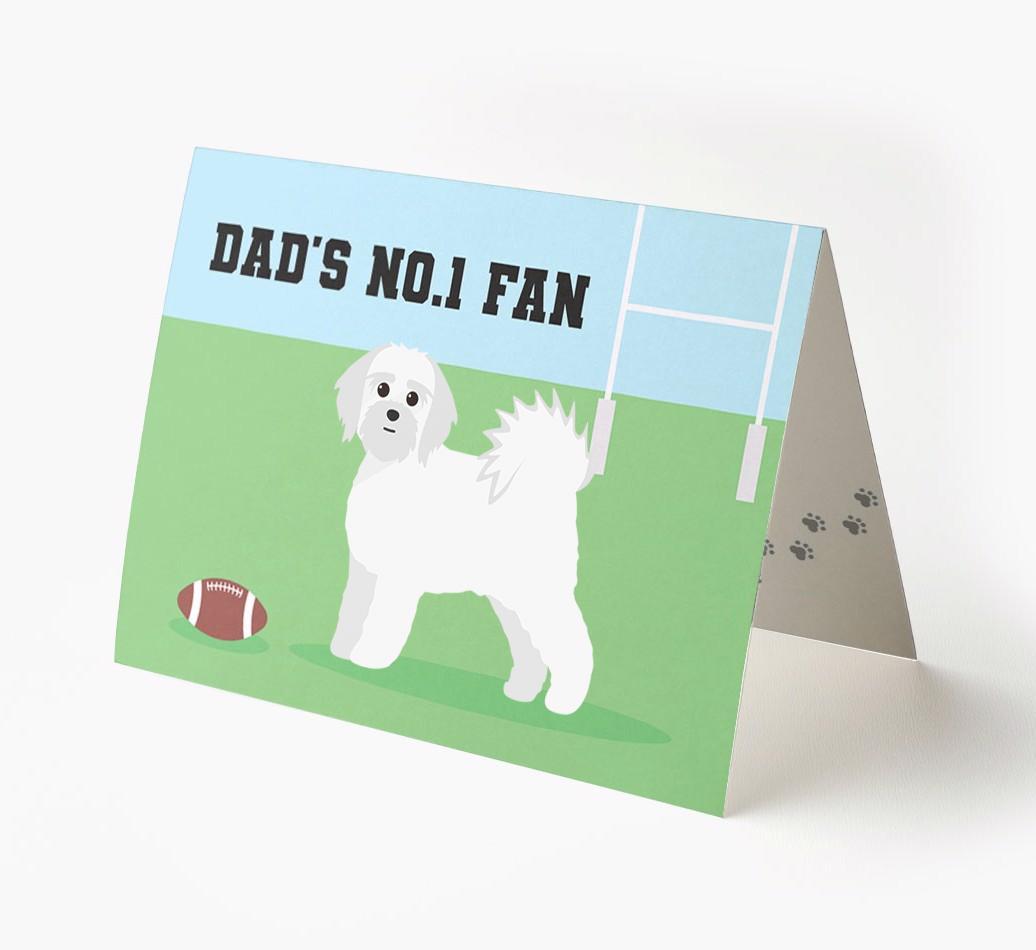 No.1 Fan - Rugby: Personalised {breedFullName} Card