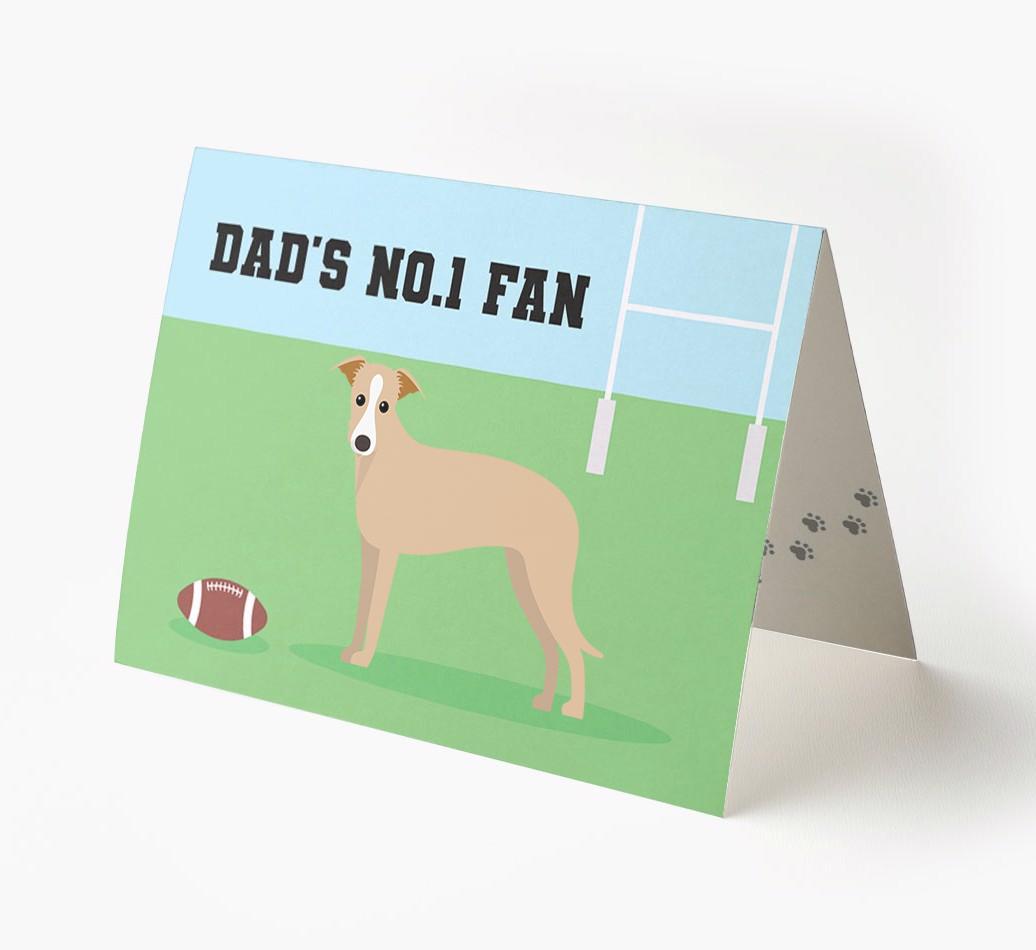 No.1 Fan - Rugby: Personalised {breedFullName} Card