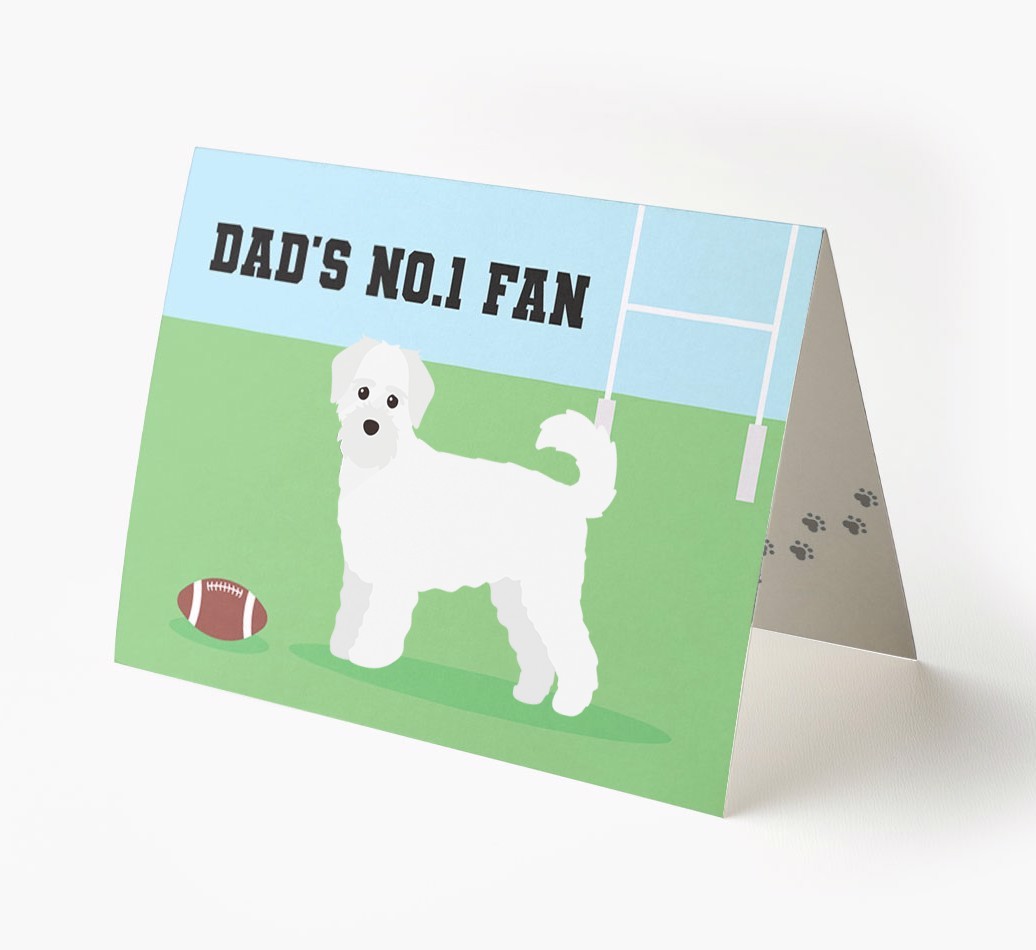 No.1 Fan - Rugby: Personalised {breedFullName} Card