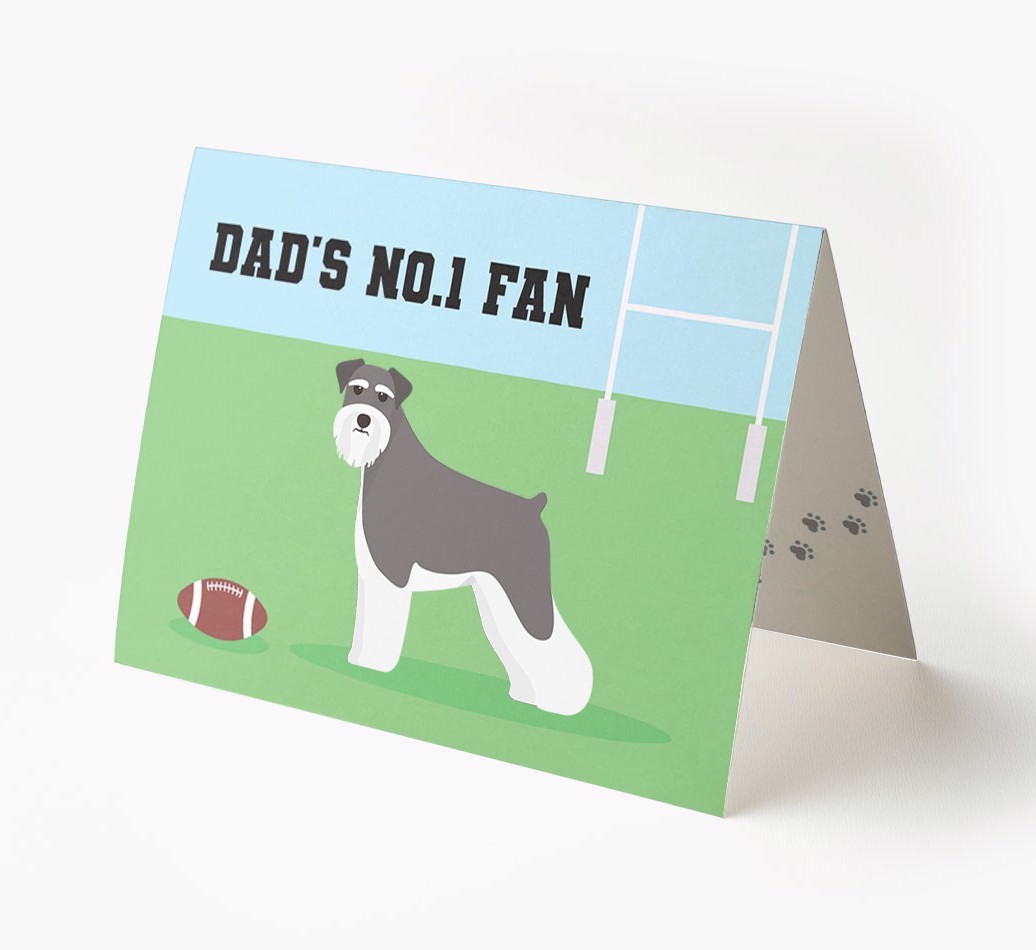 No.1 Fan - Rugby: Personalised {breedFullName} Card
