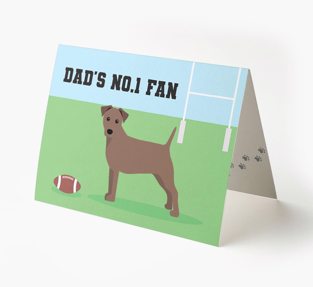 No.1 Fan - Rugby: Personalised {breedFullName} Card
