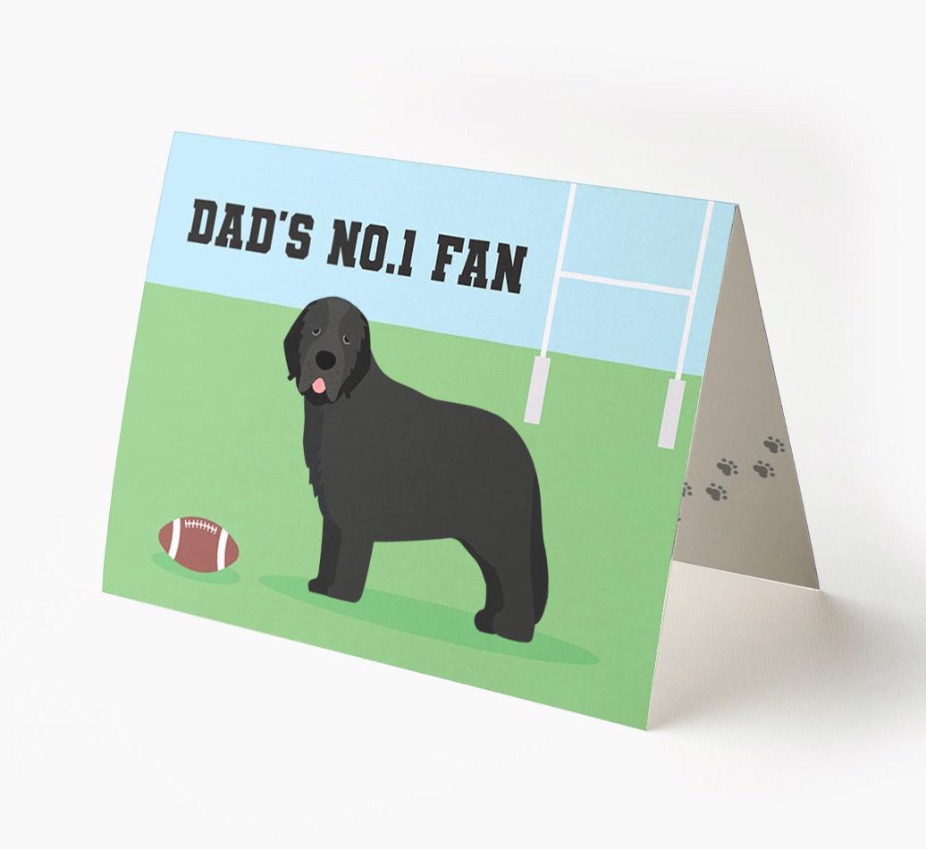 No.1 Fan - Rugby: Personalised {breedFullName} Card