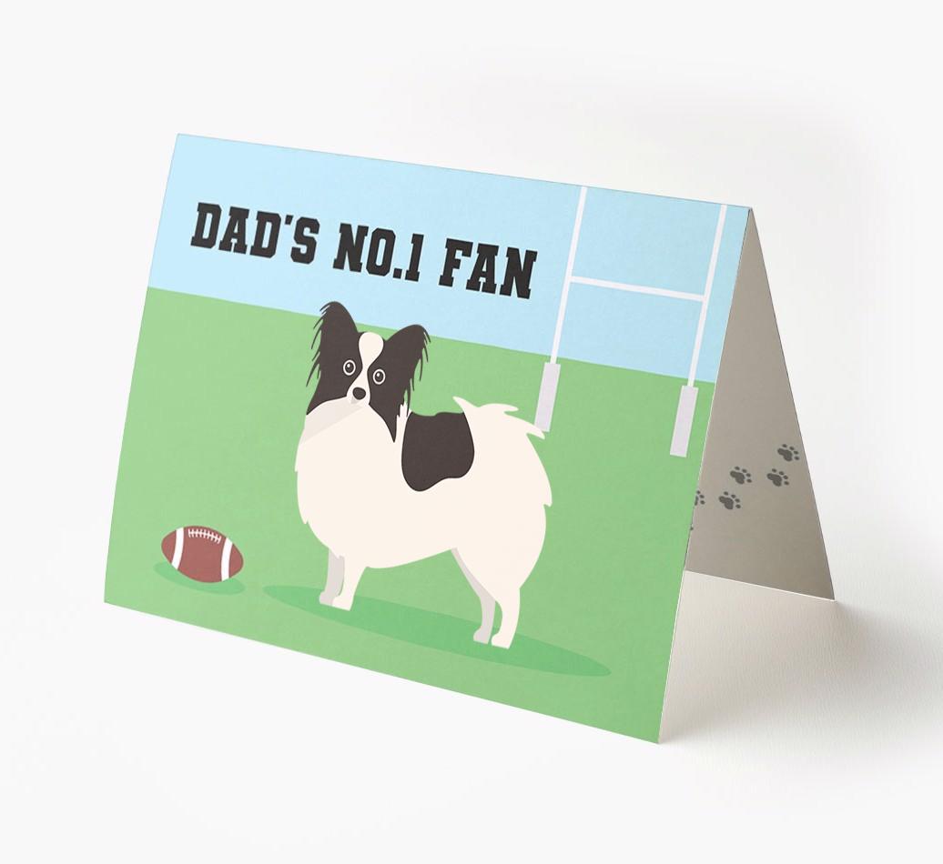 No.1 Fan - Rugby: Personalised {breedFullName} Card