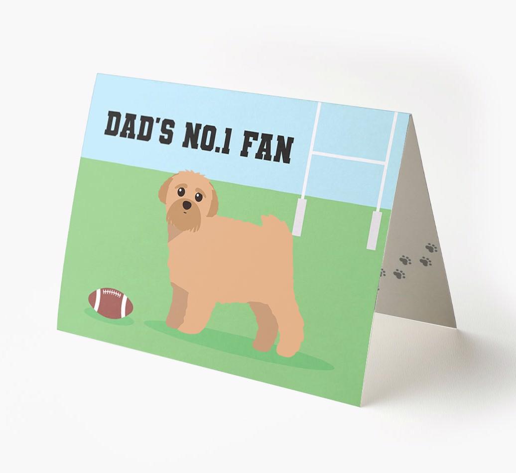 No.1 Fan - Rugby: Personalised {breedFullName} Card