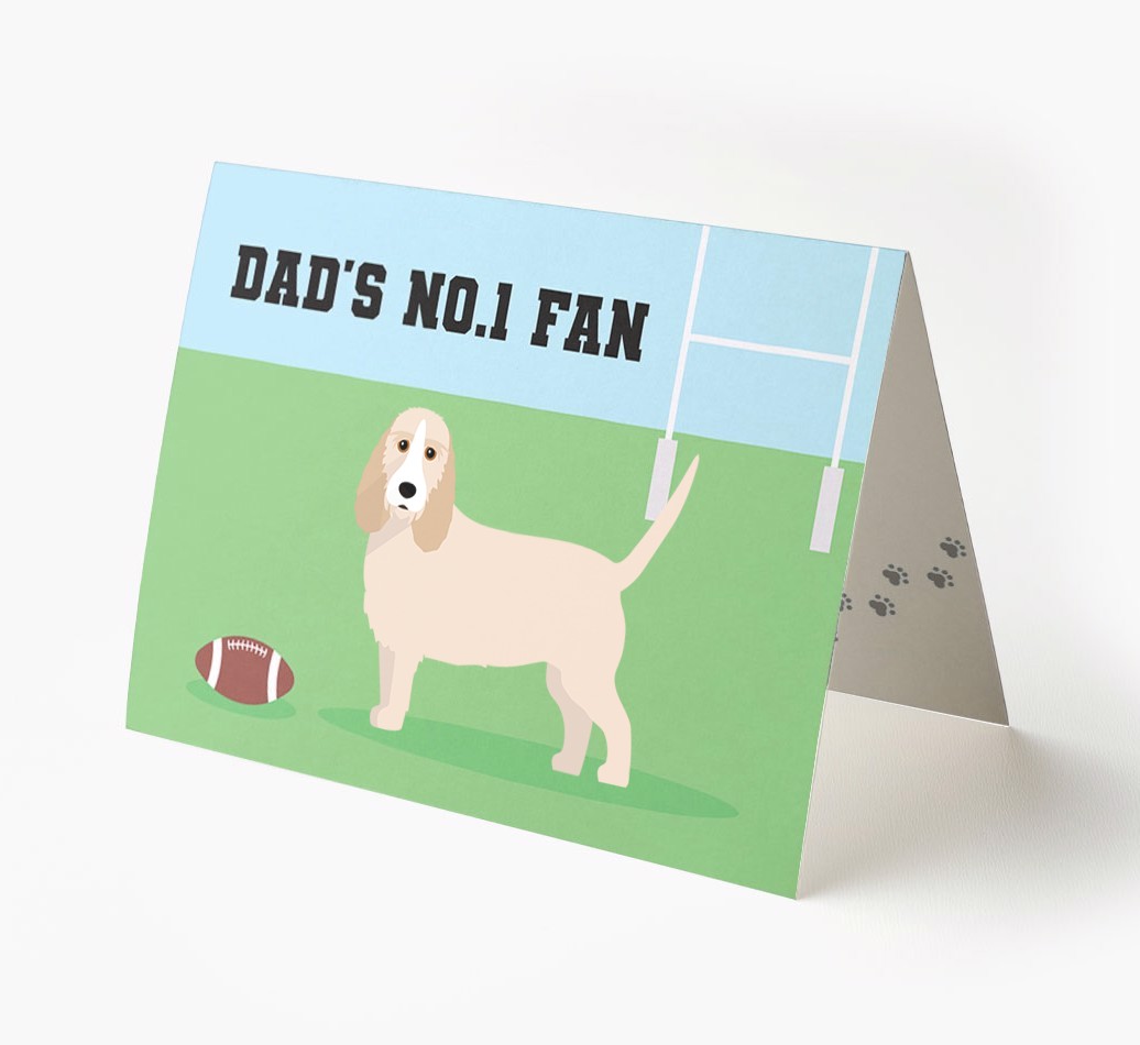 No.1 Fan - Rugby: Personalised {breedFullName} Card