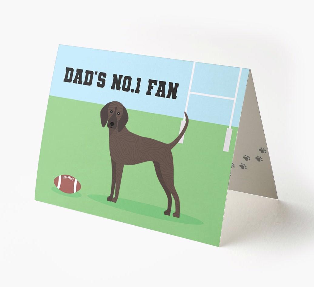 No.1 Fan - Rugby: Personalised {breedFullName} Card