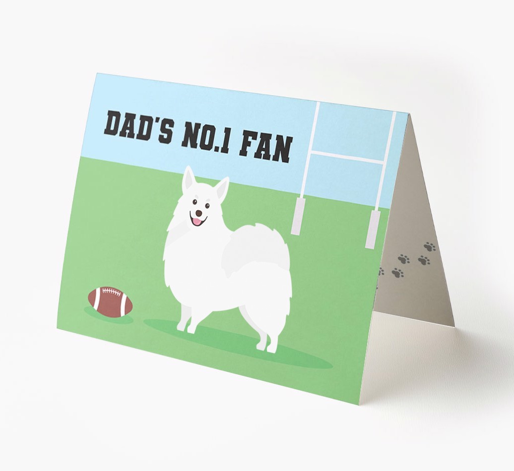 No.1 Fan - Rugby: Personalised {breedFullName} Card