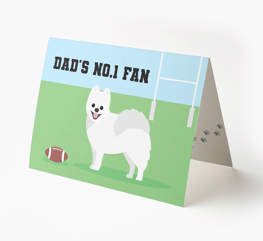 No.1 Fan - Rugby: Personalised {breedFullName} Card