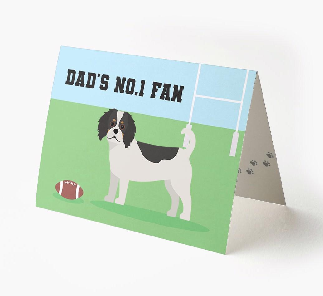 No.1 Fan - Rugby: Personalised {breedFullName} Card