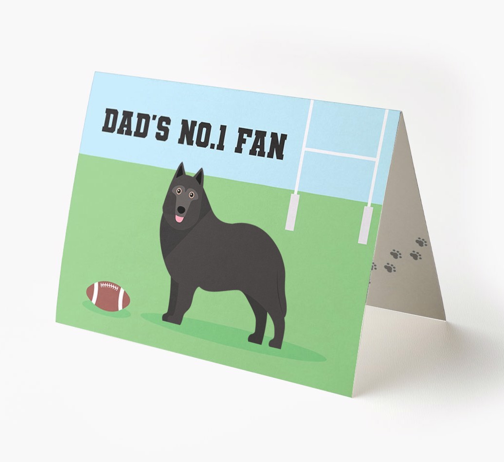No.1 Fan - Rugby: Personalised {breedFullName} Card