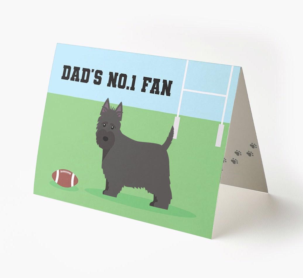 No.1 Fan - Rugby: Personalised {breedFullName} Card