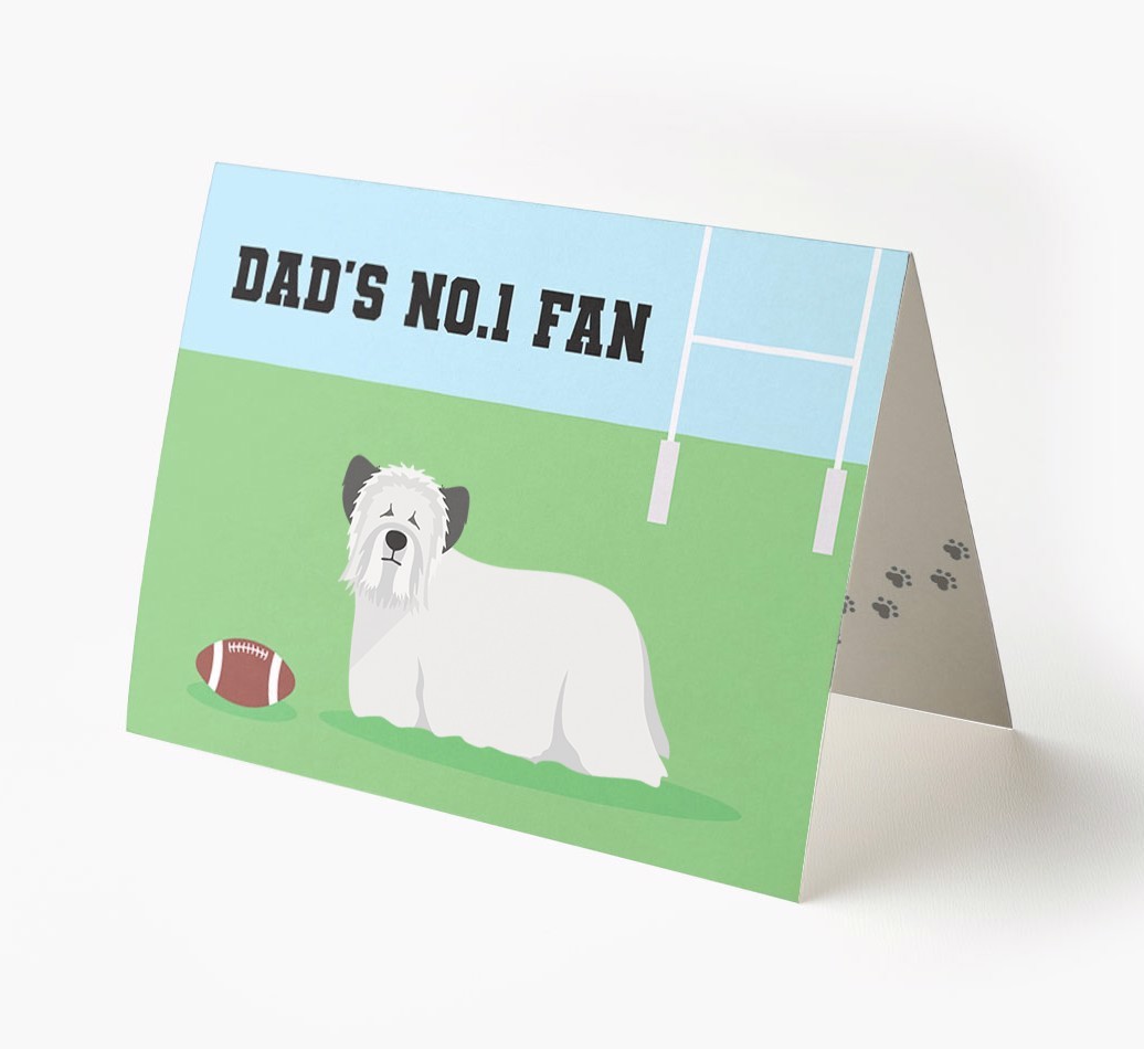 No.1 Fan - Rugby: Personalised {breedFullName} Card