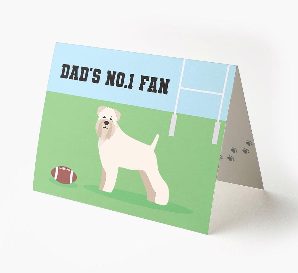 No.1 Fan - Rugby: Personalised {breedFullName} Card