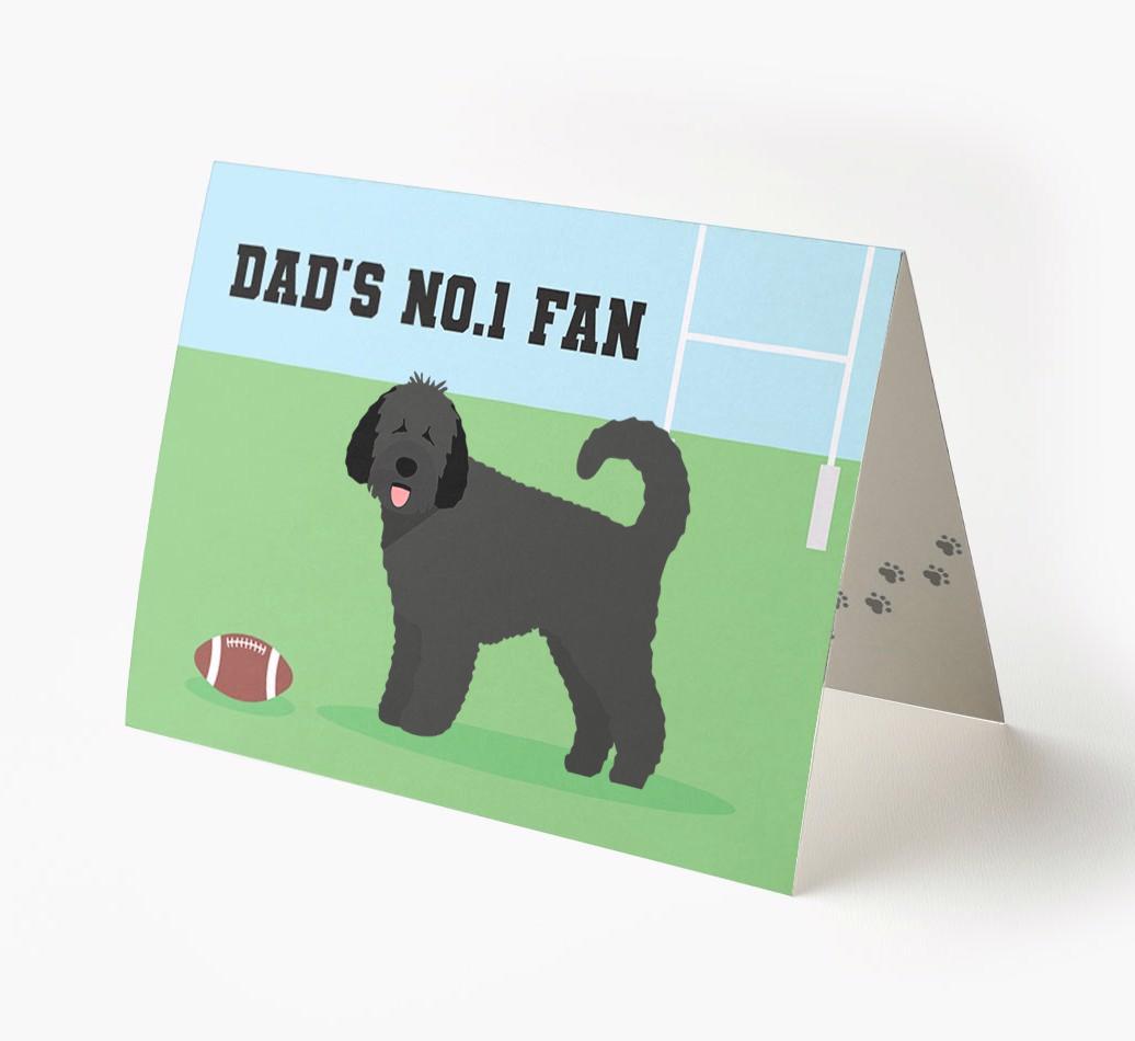 No.1 Fan - Rugby: Personalised {breedFullName} Card