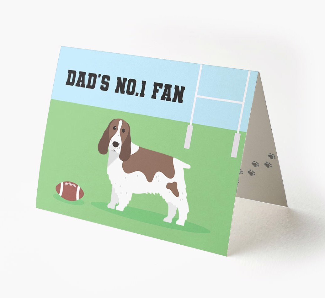 No.1 Fan - Rugby: Personalised {breedFullName} Card
