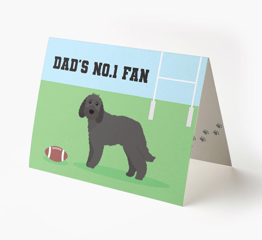 No.1 Fan - Rugby: Personalised {breedFullName} Card
