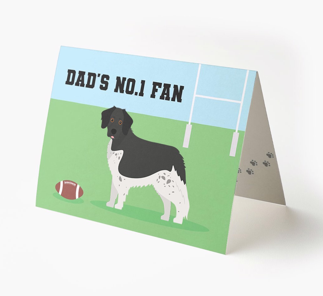 No.1 Fan - Rugby: Personalised {breedFullName} Card