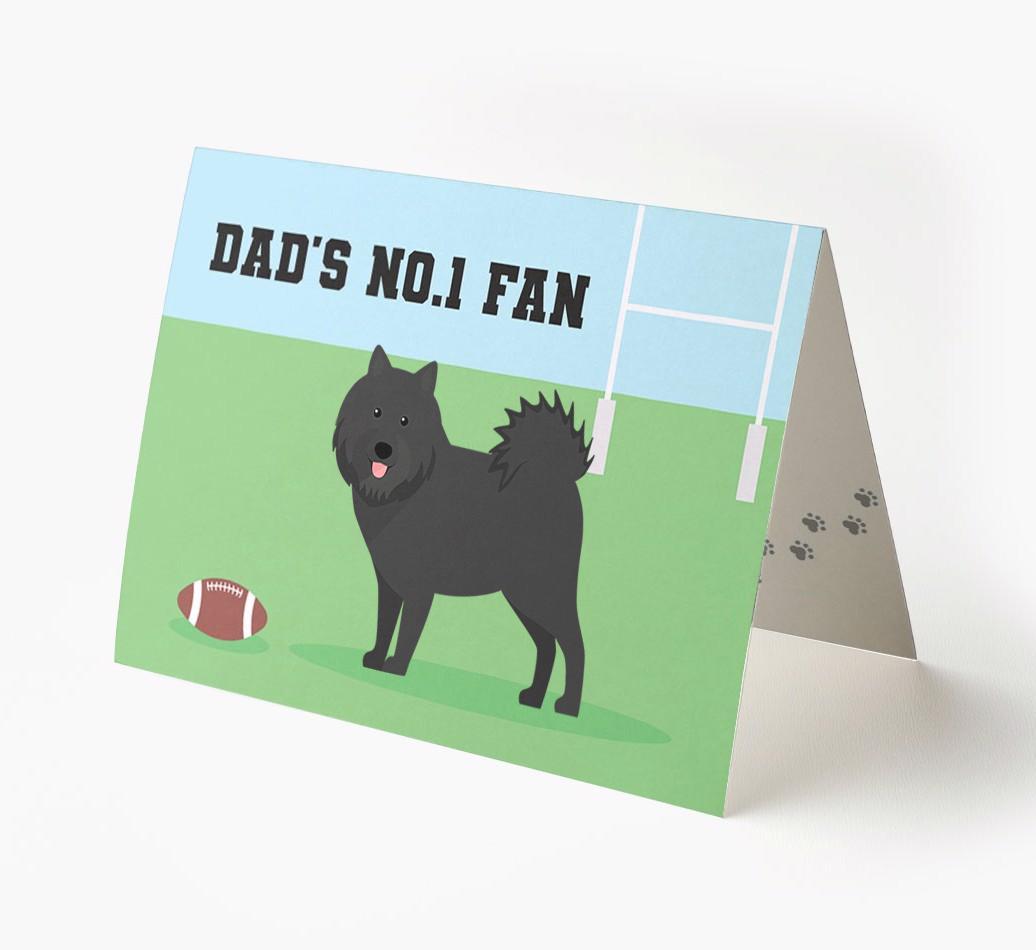 No.1 Fan - Rugby: Personalised {breedFullName} Card
