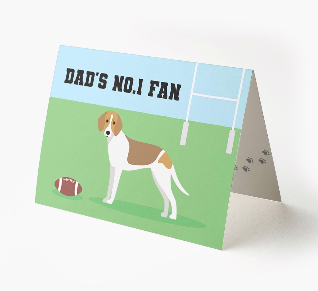 No.1 Fan - Rugby: Personalised {breedFullName} Card