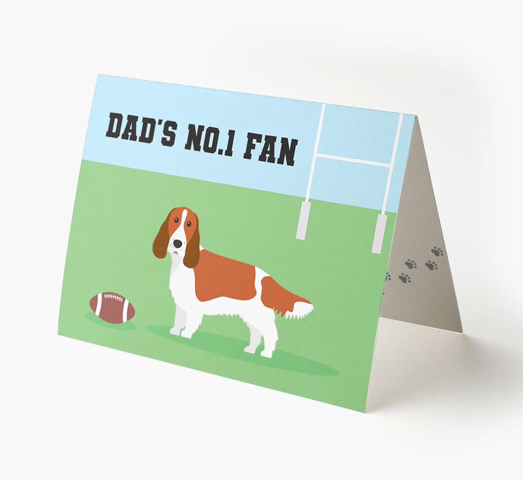 No.1 Fan - Rugby: Personalised {breedFullName} Card