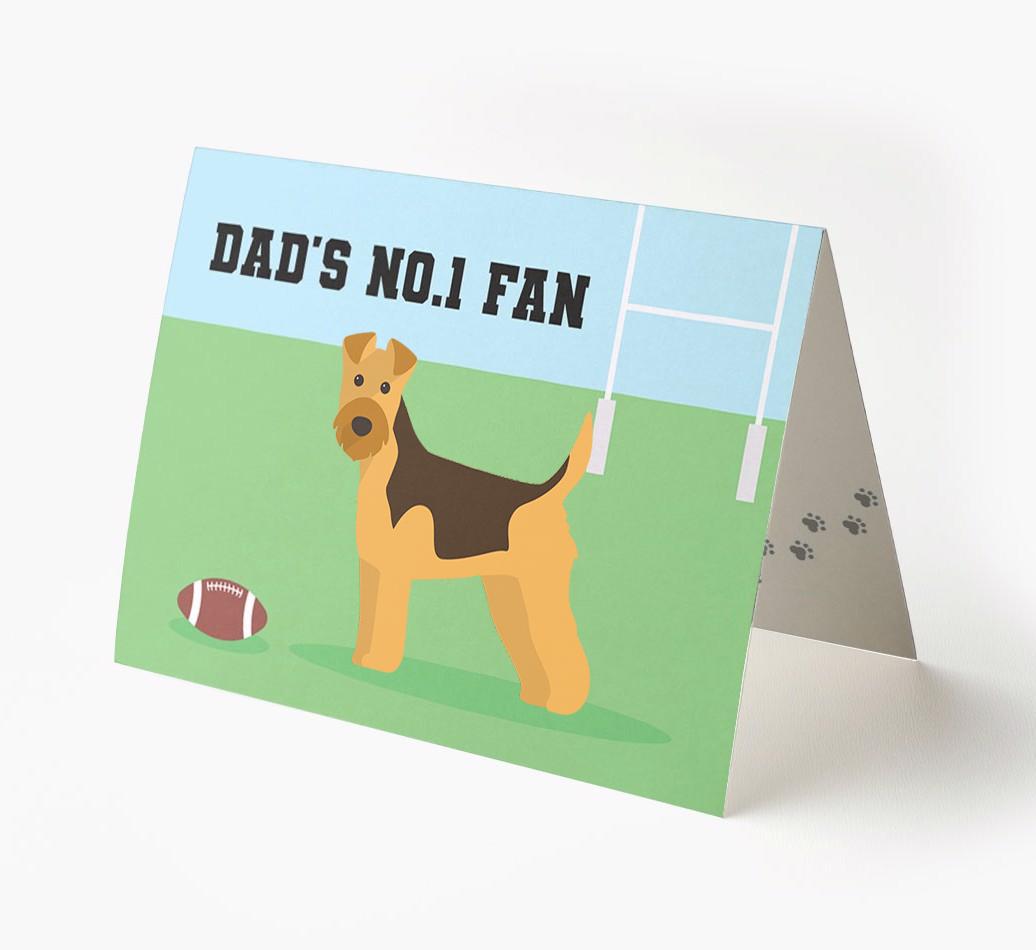 No.1 Fan - Rugby: Personalised {breedFullName} Card