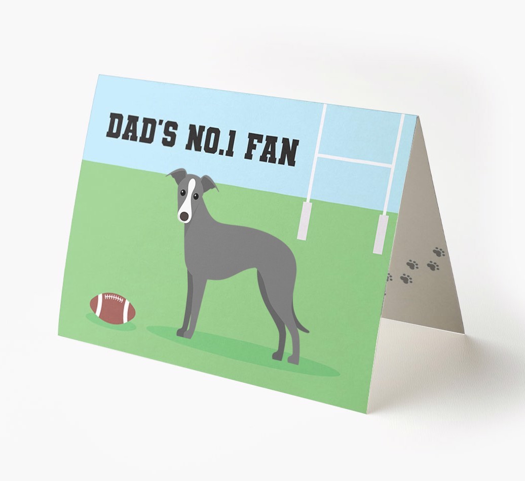 No.1 Fan - Rugby: Personalised {breedFullName} Card