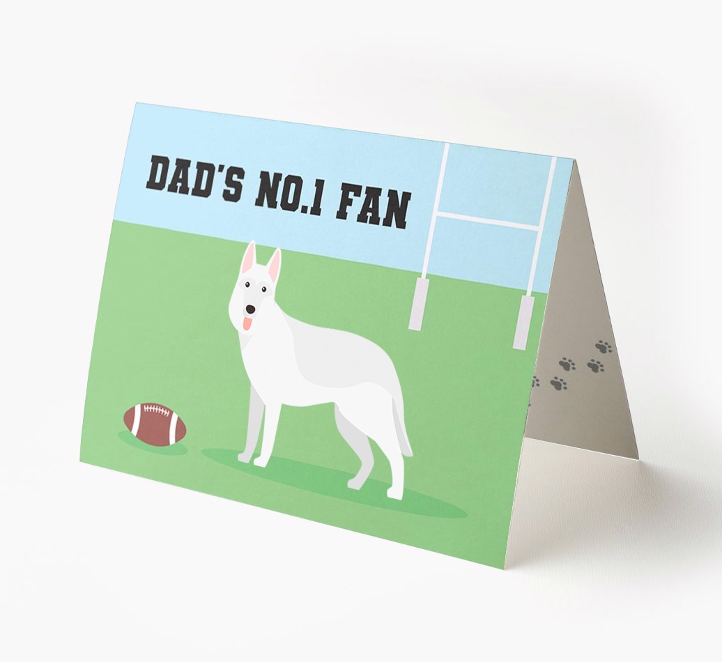 No.1 Fan - Rugby: Personalised {breedFullName} Card
