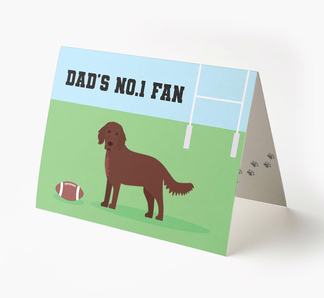 No.1 Fan - Rugby: Personalised {breedFullName} Card