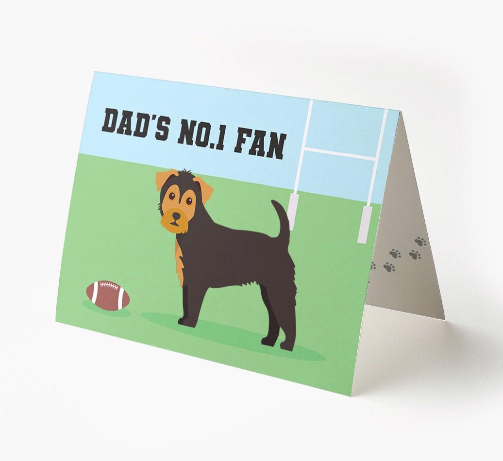 No.1 Fan - Rugby: Personalised {breedFullName} Card