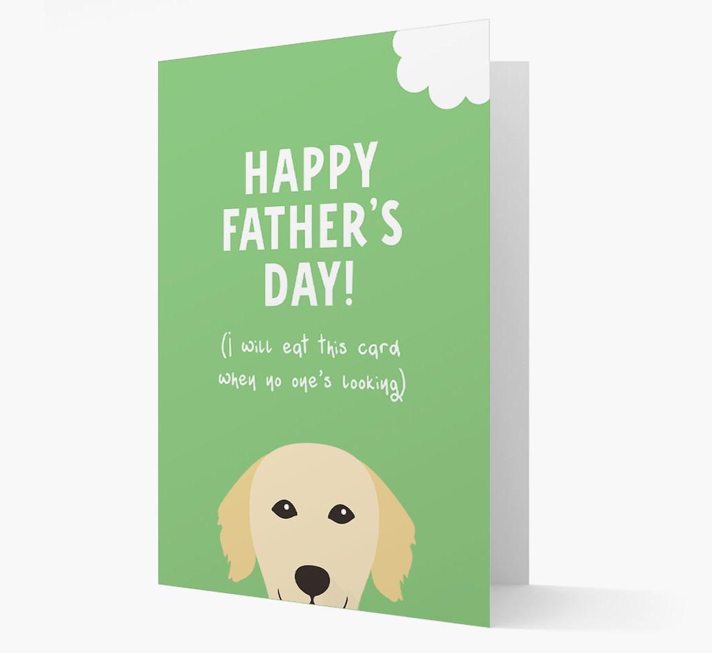 Happy Father's Day: Personalised {breedFullName} Card
