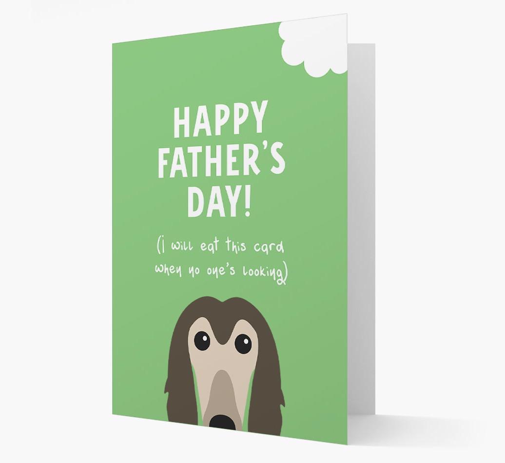 Happy Father's Day: Personalised {breedFullName} Card