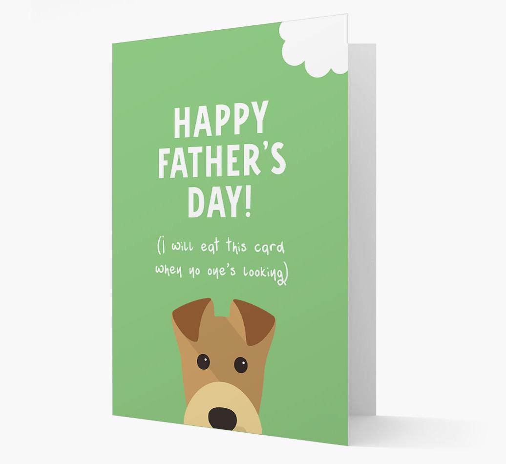 Happy Father's Day: Personalised {breedFullName} Card