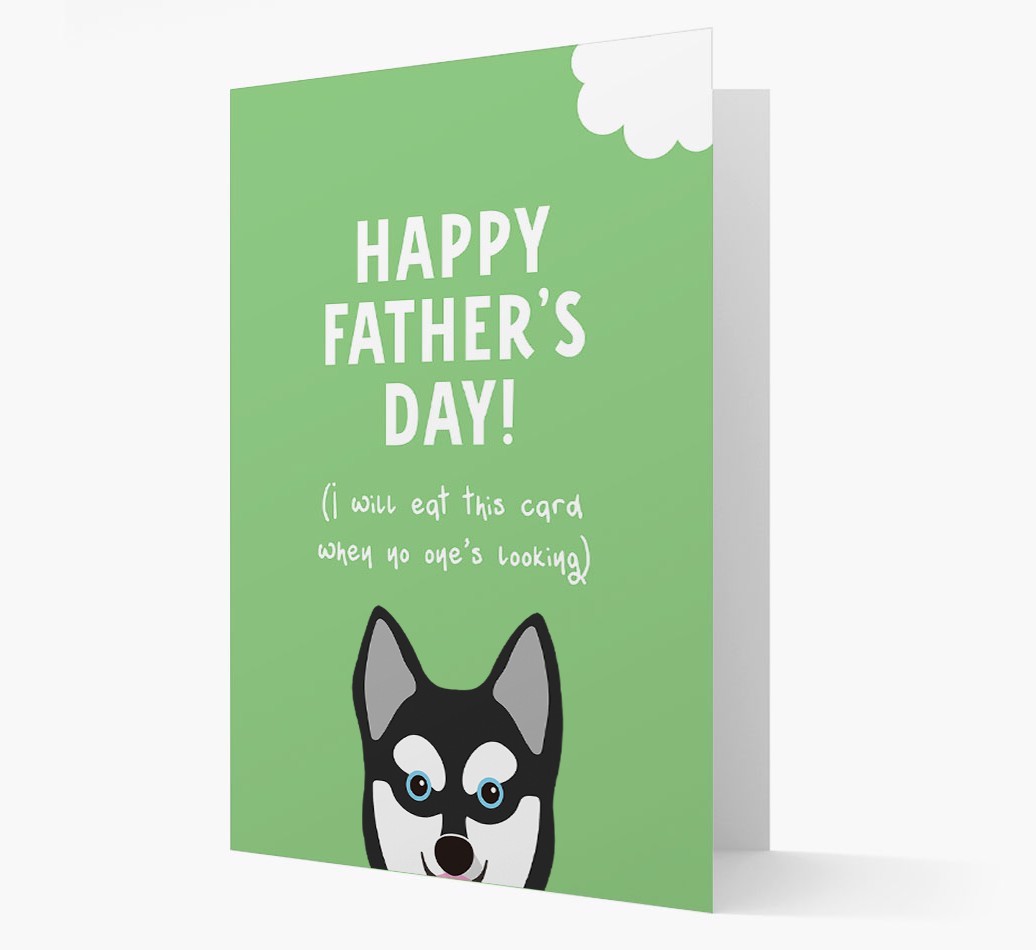 Happy Father's Day: Personalised {breedFullName} Card