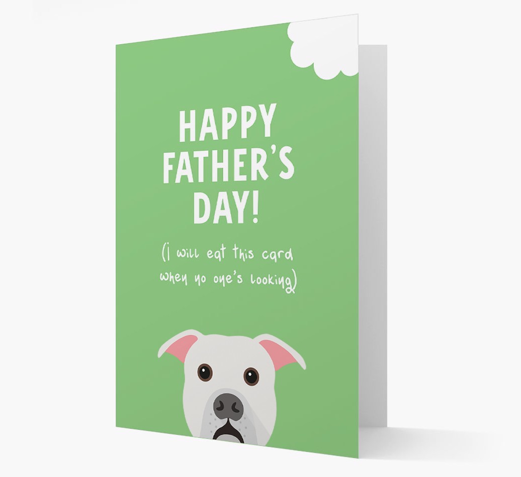 Happy Father's Day: Personalised {breedFullName} Card